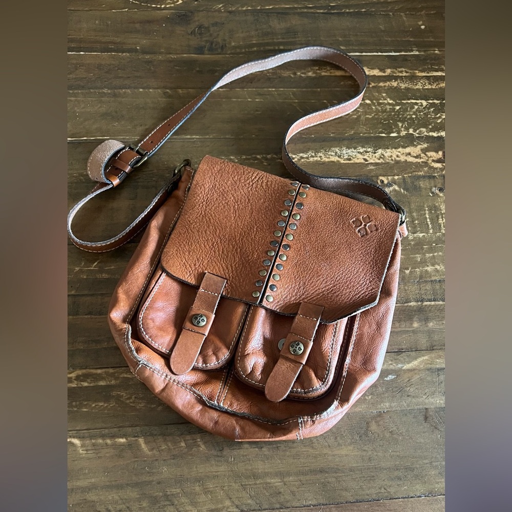 Patricia Nash Tan Leather Handbag